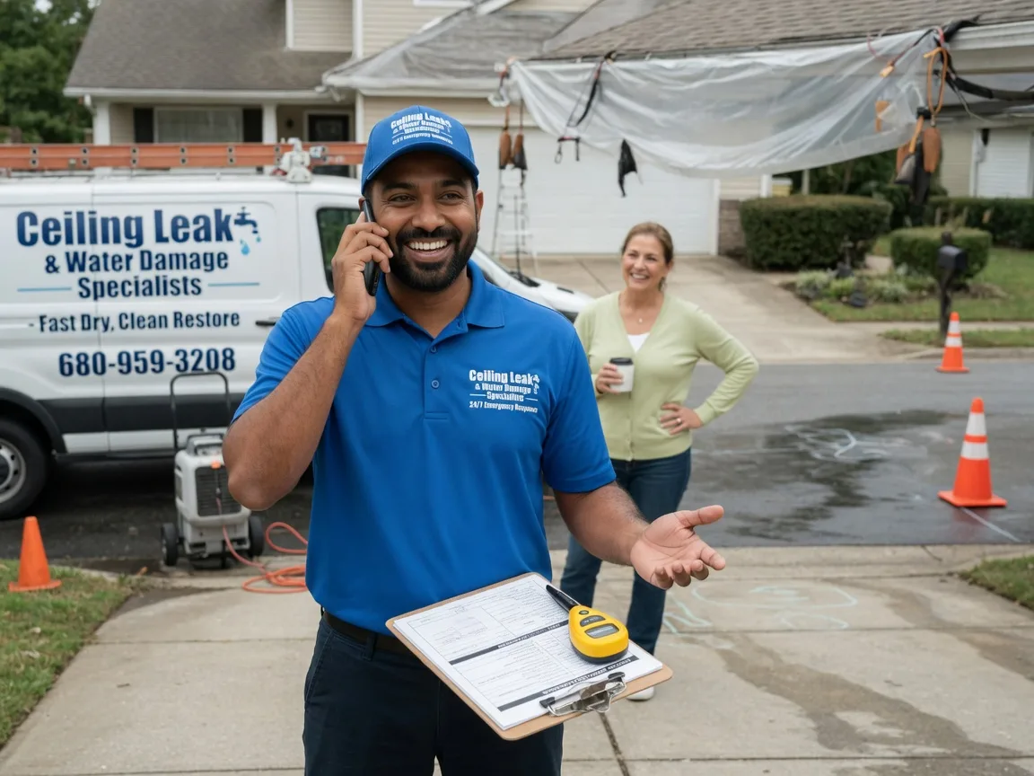 Ceiling Leak Cleanup Stockbridge, MI FAQs